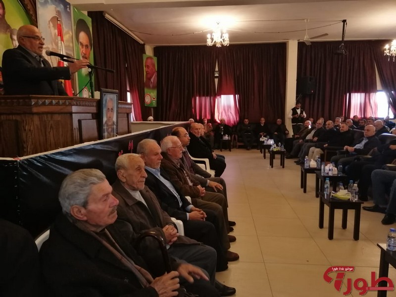 بلدة طورا احيت ذكرى مرور اسبوع على وفاة الحاج علي حرقوص